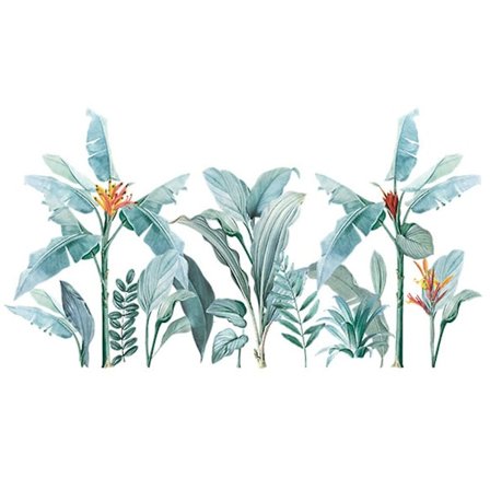 Plantegren Blader Selvklebende Veggklistremerker Hjem Stue