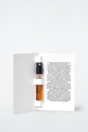 EAU DE PARFUM, COS PERFUMERY, 2 ML in Naranja