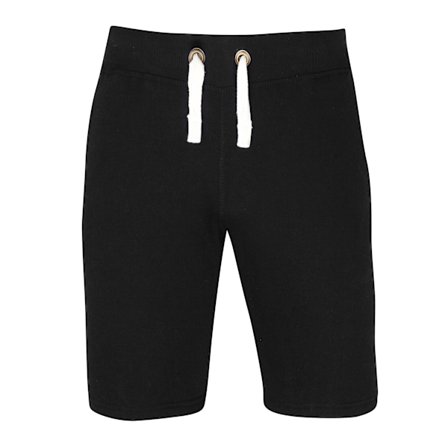 AWDis Hoods Plain Heavyweight Campus Shorts L Jet Black