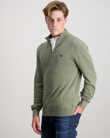 Lexington Freddy Half-Zip Sweater Grønn Genser Gutt - Kids Brand Store