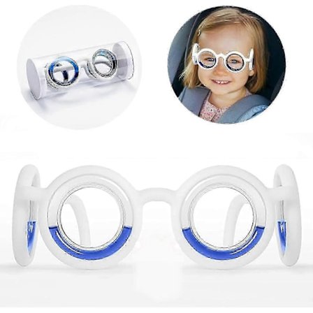Portable Anti-Svimmelhet Smart Briller for Barn og Voksne for å Lindre Reise- og Kvalme_Spesiell Gave