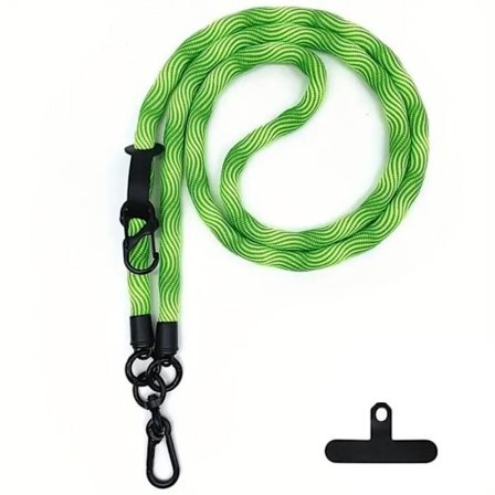 Lanyard för Mobiltelefon - BOOLING - 120cm - Grön - Hållbar - Nylon