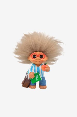 Spring Copenhagen - Lycka till Troll Lärare 9 cm - Flerfärgad - Dekoration - Från Homeroom