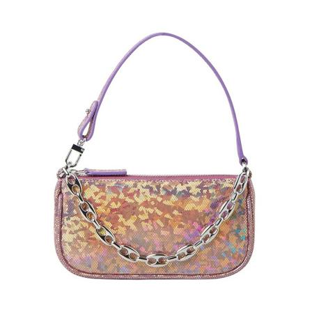 By Far, Shoulder Bags Roze, Dames, Maat:ONE Size,leer