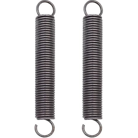 2 stk. Forlængelsesfjeder Stål Udvidet Komprimeret Fjeder Dobbelt Krog Fjeder - 2x18x150mm