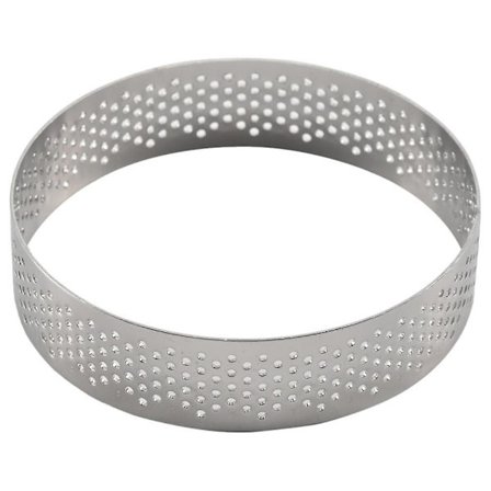 10 stk. Rundt Tårnkakeform i Rustfritt Stål