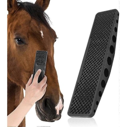 Hester Hårfjerning Børste, Skånsom Hest Kroppspleie Børste Massasjekam for Vasking av Hester/Hunder Massasje Stell & Hårfjerning Dri