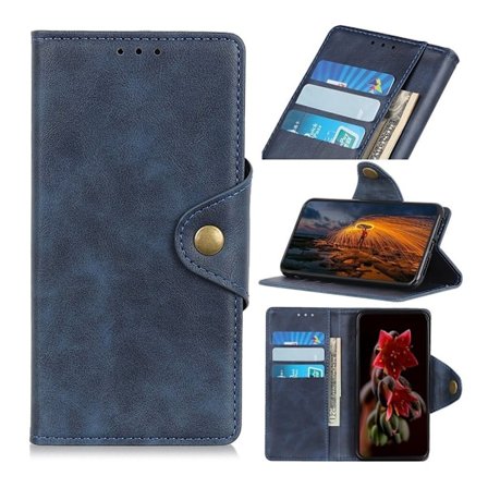 Alpha läder Samsung Galaxy A50 fodral - Blå