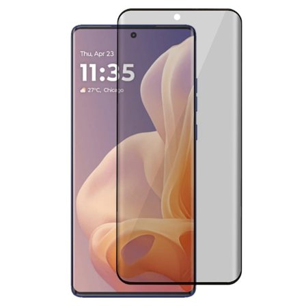Motorola Moto G85 5G Anti-Spy Näytönsuoja Sivuliimattu Karkaistu Lasikalvo