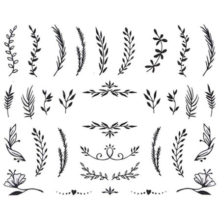 Vanddekaler - Planter - STZ-811 - Til negle