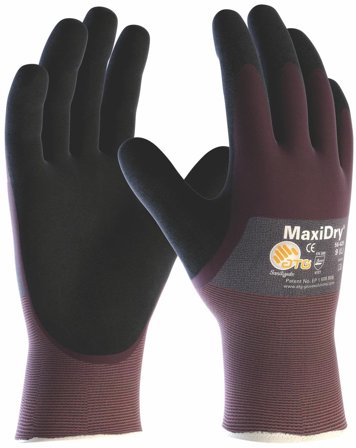 ATG MaxiDry 56-425 Monteringshanske med ¾ belegg Størrelse 6, Klær
