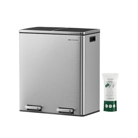 Rootz skraldespand - Soft Close-funktion - Ideel affaldsbeholder - Badeværelsesaffald - Perfekt design - Høj kvalitet - Indvendig spand - 60 liter - R