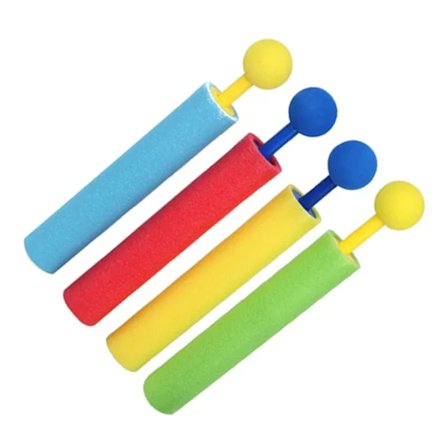 Barn mini skum utdragbar vatten skjutleksak Lätt att använda vatten slåss leksaker för sommarpoolen