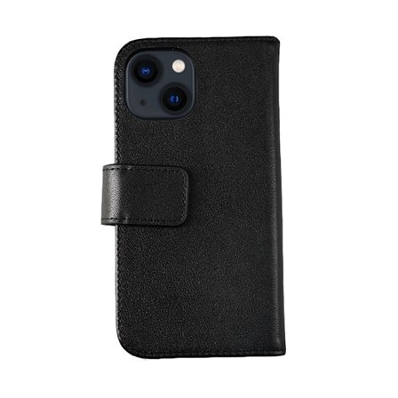 iPhone 13 Mini Plånboksfodral Läder Rvelon - Svart