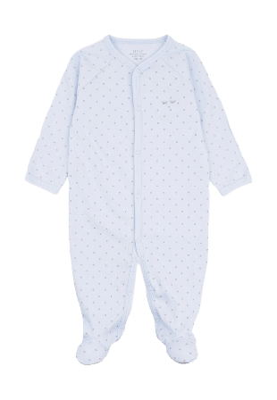 Livly Saturday Simplicity Footie Coverall Överdelar & bodies Unisex Blå 50