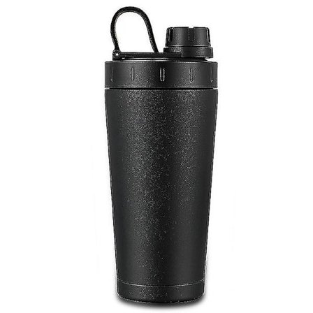 Rostfritt Stål Proteinskakareflaska Isolerad Håller Varma/Kalla
