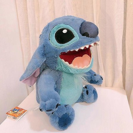 35CM Disney Lilo & Stitch Plysjleketøy Anime Hånddukke Myk Utstoppet Dukke Bursdagsgave til Barn