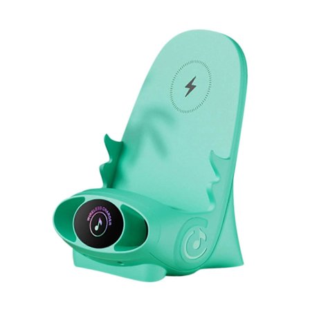 15W Trådløs Lader Bærbar Mini Stol Trådløs Lader For Alle Mobiltelefoner Trådløs Ladestol Mobiltelefon Trådløs Lader