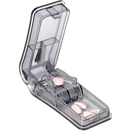 Pilledeler med blad og opbevaringsrum