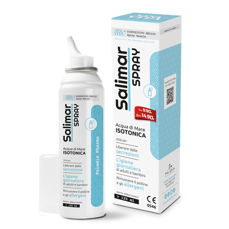 Sanavita Salimar Spray Nasale Isotonico 125ml Sollievo Naturale