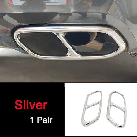 Volvo XC60 tarvikkeet takana kaksoispakoputken vaimennin koristeellinen suojus 2017 2018 2019 2020 ~ 15833