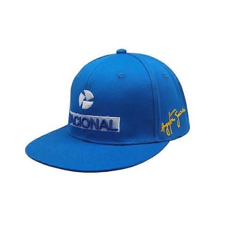 Kesäinen Ayrton Senna Hip Hop -lippis, säädettävä baseball-lippis miehille, brodeerattu isä-snapback-hattu (FMY)