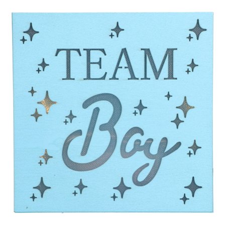 Baby Hundred Days Party Dekorationer Farverig Træ LED Lys Ornament til Baby Shower