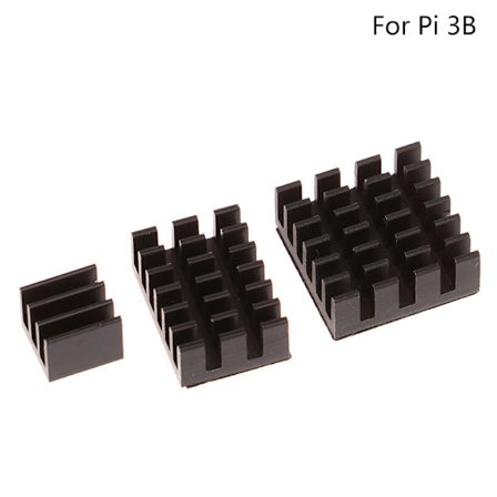 1Sett kjøling kjøleribbe aluminium kjøleribbe kjøler radiator for or