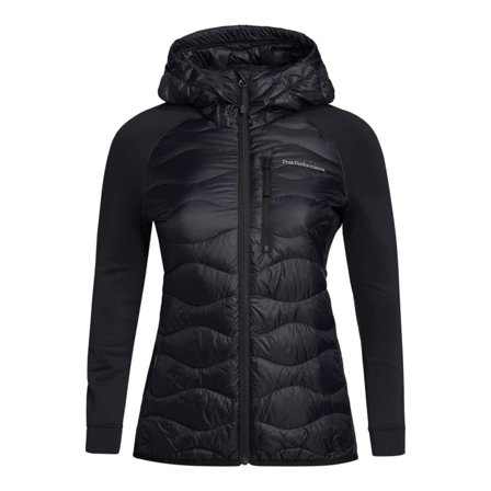 Peak Performance Women's Helium Hybrid Hood Jacket Women middle-layer down jackets Black M