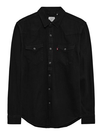 Levi's Barstow Western Standard Marbl - Black - S