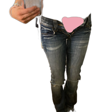 Blå bootcut jeans från Fornarina