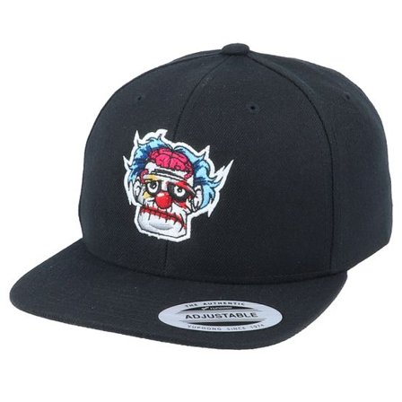 Kiddo Cap - Svart snapback Keps - Kids Sad Zombie Joker Black Snapback @ Hatstore