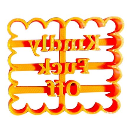 Cookieforme med gode ønsker Cookieform med sjove og respektløse fraser Cookieforme til bagning