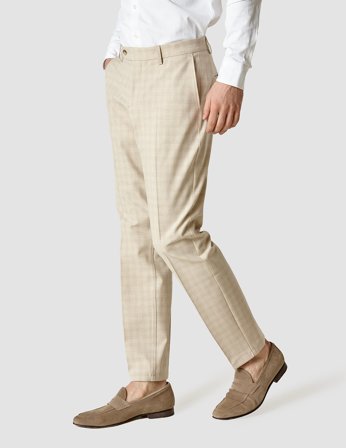 Shaping New Tomorrow - Essential Suit Pants - Warm Sand - Regular Fit - Herr - Storlek 31/32