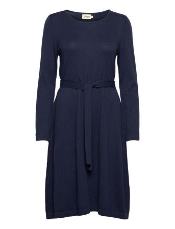 Trudy Dresses Knitted Dresses Navy Jumperfabriken