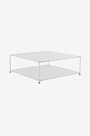 Jotex - Soffbord 90x90 Cm Glas - Järn Krom MATRIX - Köp Soffbord hos Jotex