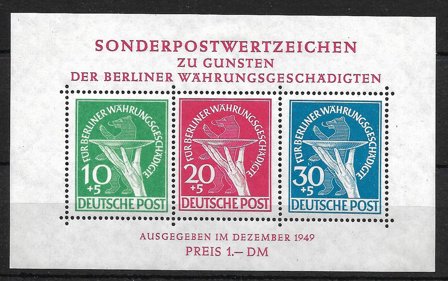 Berlin 1949 - AFA 68 - 70 - Ubrugt