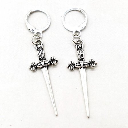 Creoler Svärd Dagger Sword Kniv Vapen Örhängen Ringar