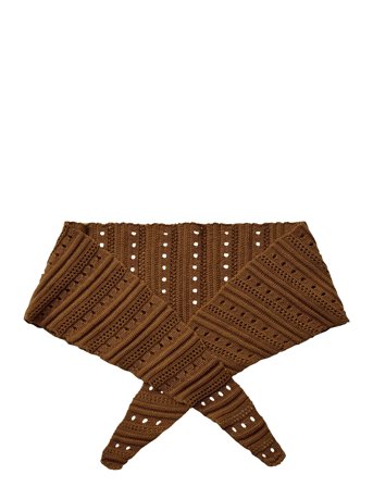 Sofie Schnoor Scarf - Brown - ONE SIZE