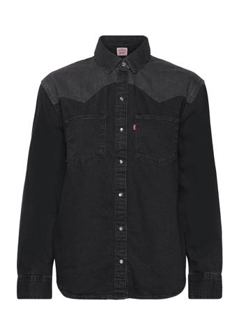 Teodora Western Shirt Off To T Tops Shirts Long-sleeved Black LEVI ́S Women