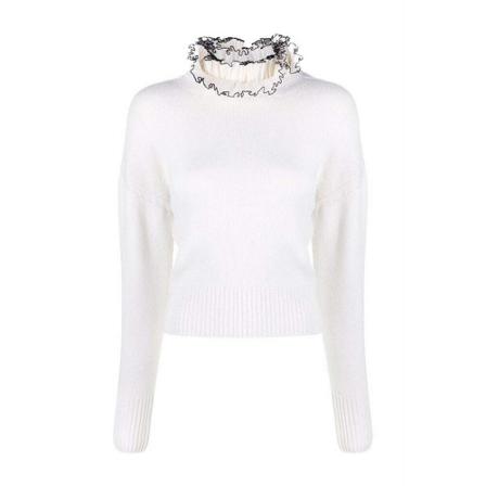 Alexander McQueen Knitted Top Hvid, Dame
