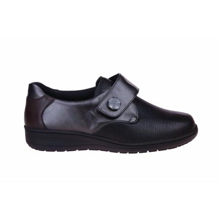 Solidus, Kate K-leest Gesloten Schoen Grijs, Dames, Maat:38 EU,metallic