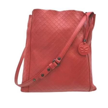 Bottega Veneta Vintage, Pre-owned Canvas shoulder-bags Rood, Dames, Maat:ONE Size