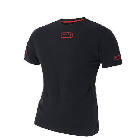 SBD Apparel Competition T-Shirt - Men's, Black w/Red