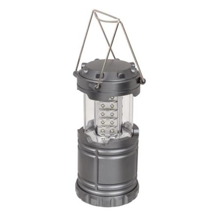 Campinglampa Lykta / Tältlampa - Lampa för campingen Silver