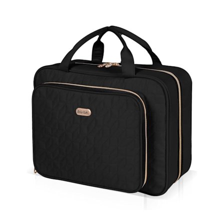 Toilet taske til kvinder, rejse toilet taske med hængende krog makeup organizer, vandtæt stor kapacitet rejsetaske til tilbehør