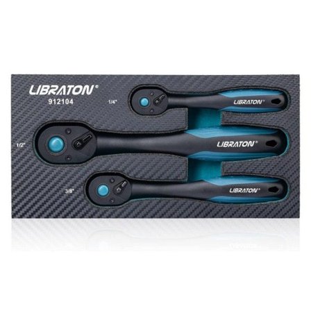 Skralde Set Ratchet Håndtag med Tåre hoved