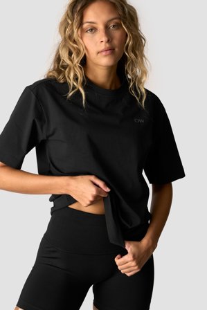 ICANIWILL - Everyday Cotton T-shirt Black - Dames - sportkleding van ICIW