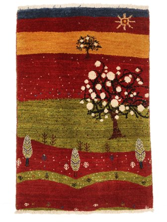 Gabbeh Rug Modern (Wool, )