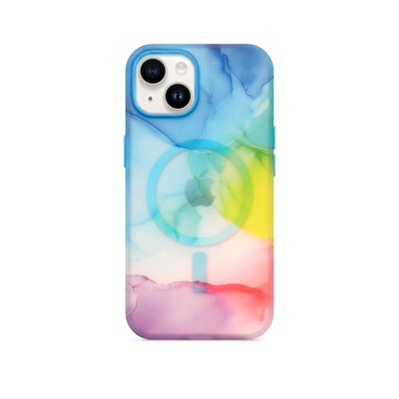 iPhone 14 Plus MagSafe Mobilskal - Mångfärgad Abstrakt